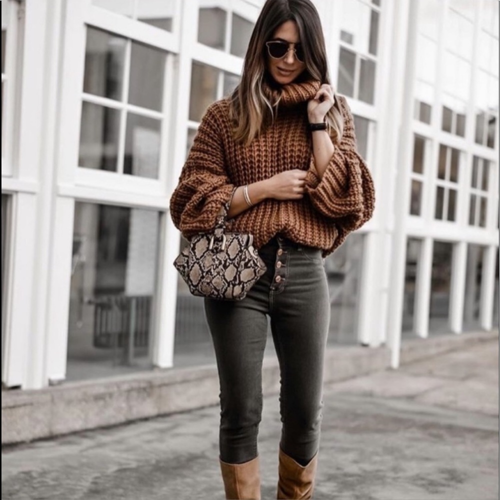 Zara Camel oversized sweater - Picture 10 of 14